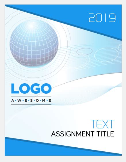 Ms Word Cover Page For Assignment Reverasite