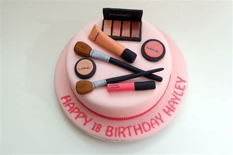 This is an elegant design that can be made by cutting out strips of fondant and applying pressure with a ball tool to the edges making them thin out and curl. A MAC makeup cake for a girl who's going to study makeup design. | Cakes | Pinterest | Makeup ...