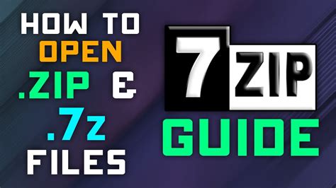7zip Complete Guide How To Open Zip Rar And 7zip Files For Free
