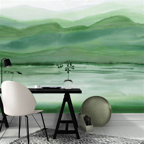 Daybreak Mural By Level Digital Wallcoverings Custom Colored