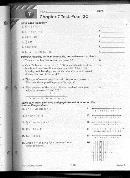 Chapter 7 Test Form 2c
