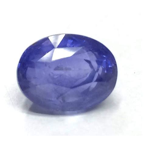 Natural Blue Sapphire Ceylone Neelam 525 55 Ratti Lab Certified