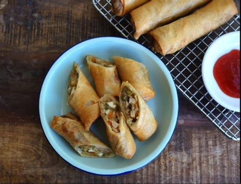 Fried Vegetable Spring Roll Recipe For Live In Maids