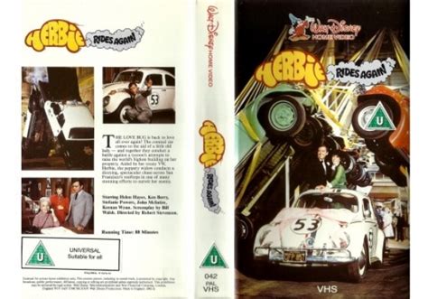 Herbie Rides Again 1973 On Walt Disney Home Video United Kingdom