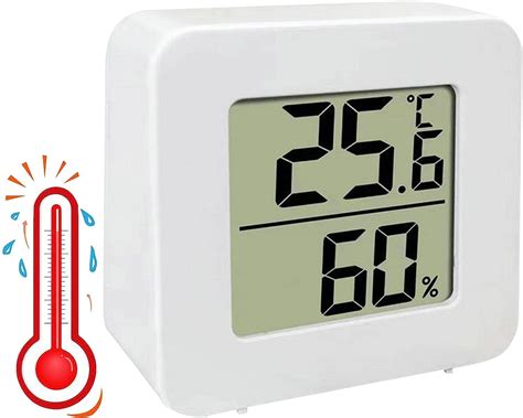 Medidor de Umidade Mini Termômetro Higrômetro Digital Termômetro de