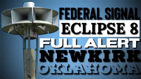 Federal Signal Eclipse 8 Full Alert Newkirk Oklahoma 72022