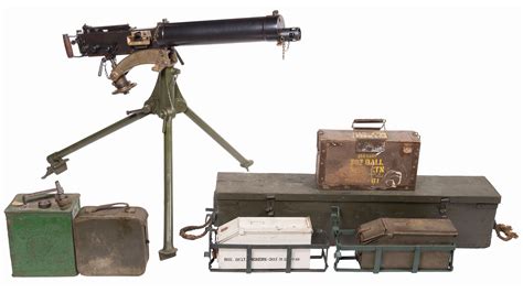 Vickers Machine Gun With Accessories Fully Transferrable