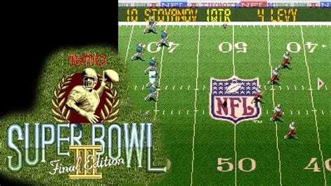 Tecmo Super Bowl Iii Final Edition Snes 60fps Gameplay Youtube