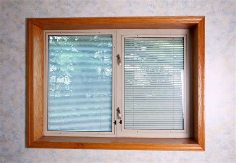 Most manufacturers are installing the blinds inside a sealed thermal window assembly. Window Accessory Company Inc. - Between Glass Blinds