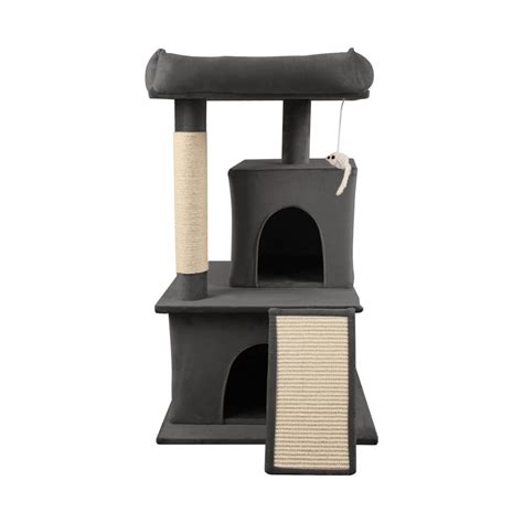 Paws And Claws 86cm Catsby Barton Condo Cat Tree Scratching Post Tower