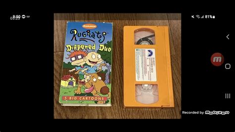 Opening To Rugrats Diapered Duo 1998 VHS True HQ YouTube