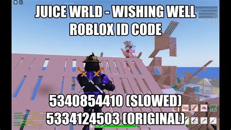2021 list of working boombox codes on roblox. Juice WRLD - Wishing well ROBLOX ID CODE (Slowed ...