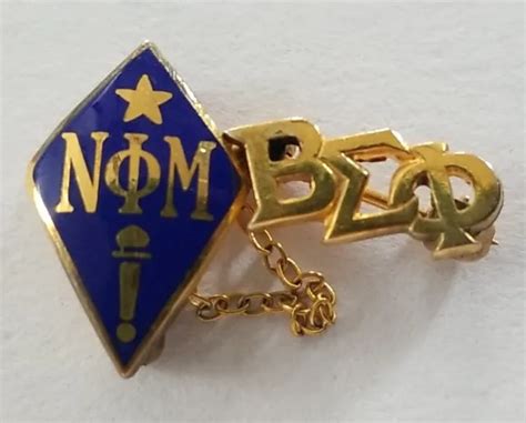Original Vintage Beta Sigma Phi Fraternity Pin 2195 Picclick