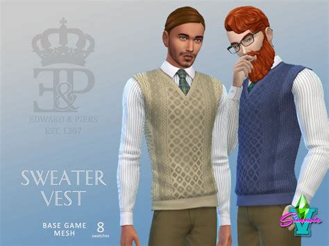 Sims 4 Male Vest