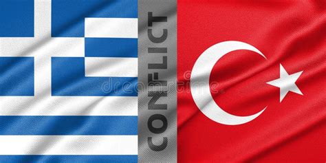 Greece And Turkey Flags Flag Greece And Flag Turkey Conflict Greece