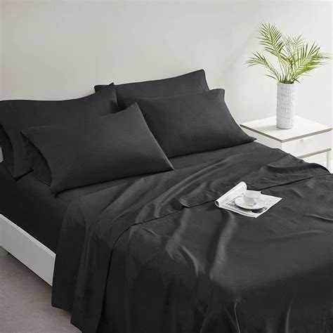 Comfort Spaces Microfiber Bed Sheets Set 14 Deep Pocket Wrinkle