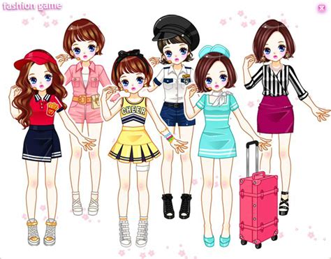 Maker her colorful and cute in fancy fun outfits decorated with hears, strawberries, cherries and more. Daum Idols Dress-up games | คาวาอี, ภาพ