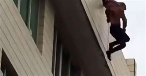 Suicidal Man Jumps Off Roof After Breaking Up With Girlfriend But Is Dramatically Saved Thanks