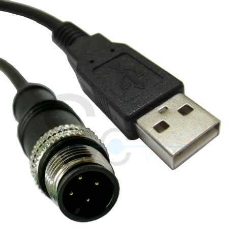 Usb A Male To M12 4 Pin A Code Male Cable Waterproof Ip67
