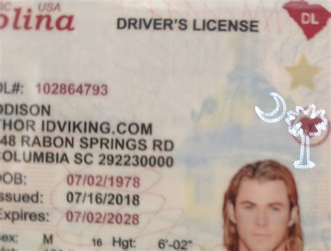 South Carolina New Sc Drivers License Scannable Fake Id Idviking