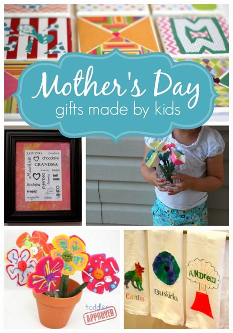 With a personal message and handcrafted image. Homemade Gifts Made By Kids for Mother's Day - Toddler ...