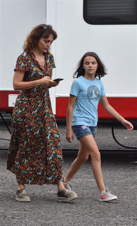 Dafne Keen On Set Of Ana In Puerto Rico 08242017