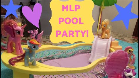 My Little Pony Pool Party Ponies Play Truth Or Dare Youtube