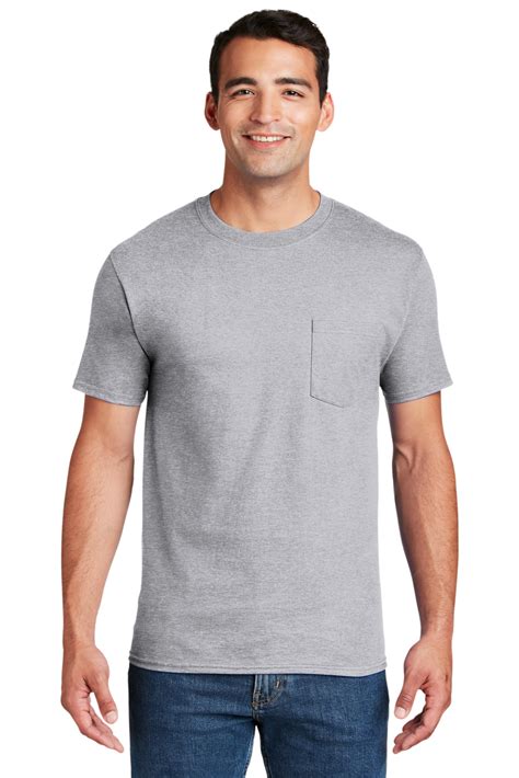 Hanes Beefy T 100 Cotton T Shirt With Pocket Product Company Casuals