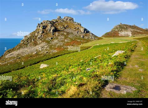 Castle Rock Valley Of The Rocks Exmoor National Park Near Lynton And