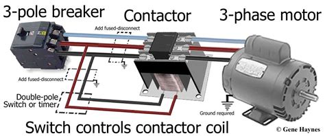 3 Phase Motor Contactor Wiring Diagram