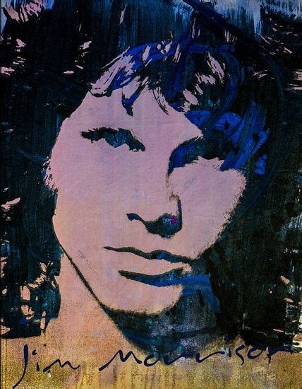Jim Morrison Zanger Olie The Doors Photo Transfer Angelique Wall