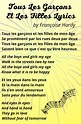 tous-les-garcons-et-les-filles-lyrics | FrenchLearner.com
