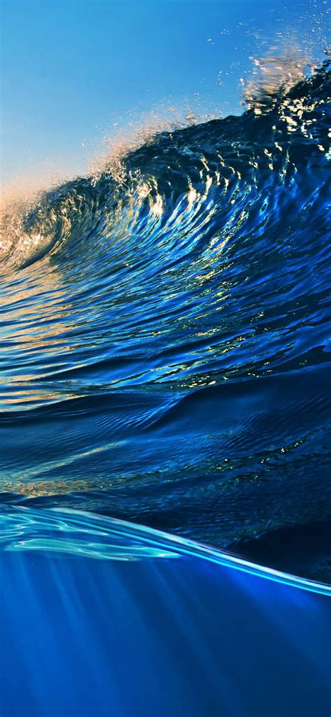 Download Iphone 12 Pro Max Beach Wave Wallpaper