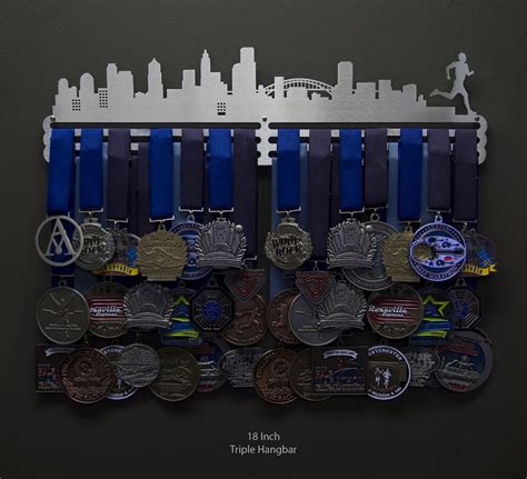 Cityscape Male Sport And Running Medal Displays The Original