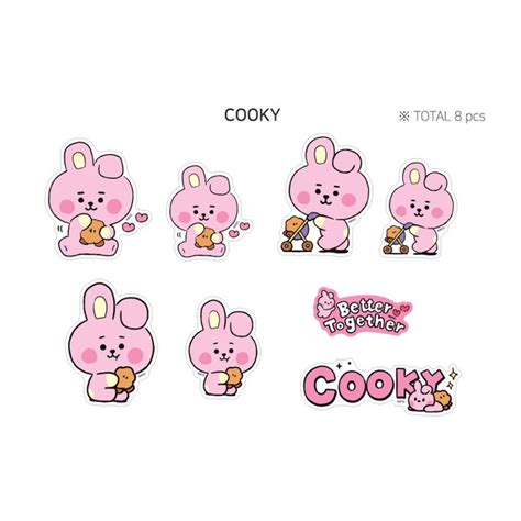 Bt21 Little Buddy Baby Removable Sticker Pack