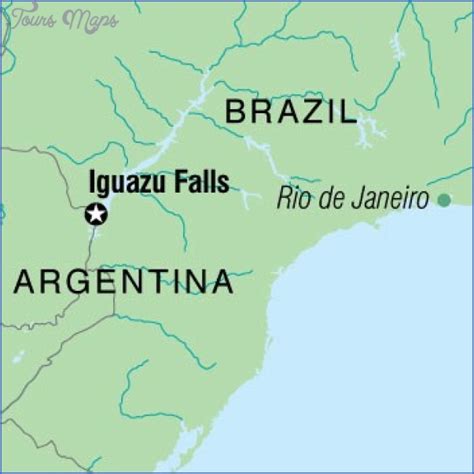 Iguaçu Falls Map