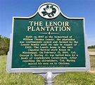 The Lenoir Plantation Historical Marker