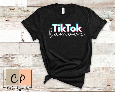 Tik Tok Famous Tik Tok Shirt Funny Tiktok Tee Tik Tok Etsy