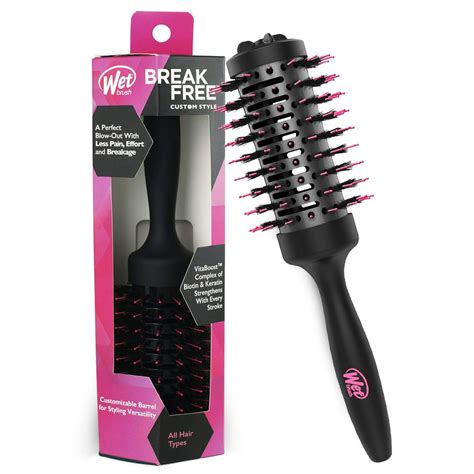 Wet Brush Custom Style Round Brush For All Hair Types A Perfect Blow Out With Less Pain