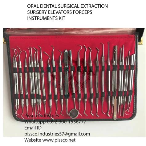 Oral Dental Surgical Extraction Surgery Elevators Forceps Instruments