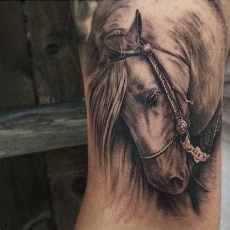 25 Noble Equestrian Tattoos Horse Tattoo Design Head Tattoos Horses