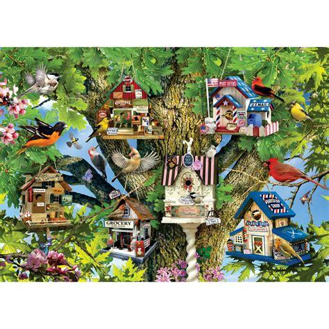 Bird Village 1000 Piece Jigsaw Puzzle For Adults Every Piece Is