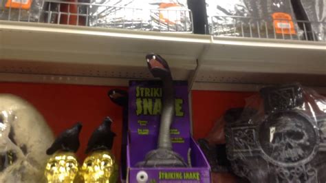 Party City Striking Snake Prop Halloween Youtube