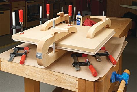 Rofmaple wood clamps, 2 pack bar clamps for woodworking with magnetic post level, 4 inch quick grip clamps plastic ratchet f woodworking clamps for woodwork, diy, handmade craft. 5 Shop-Made Clamps | Woodworking Project | Woodsmith Plans
