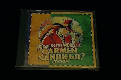 Where on earth is carmen sandiego? Where in the World is Carmen Sandiego? CD-ROM vintage ...
