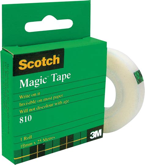 Scotch Magic Tape 18mm X 25m 25mm Core Scribbles Office National