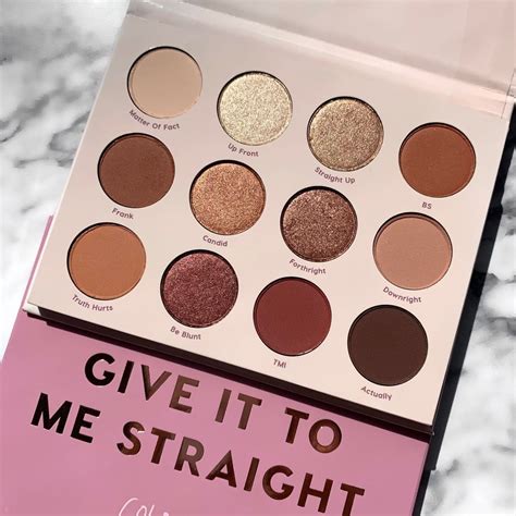 Colourpop Cosmetics On Instagram “a Must Have🔥 Featuring Give It To Me Straight Palette 25