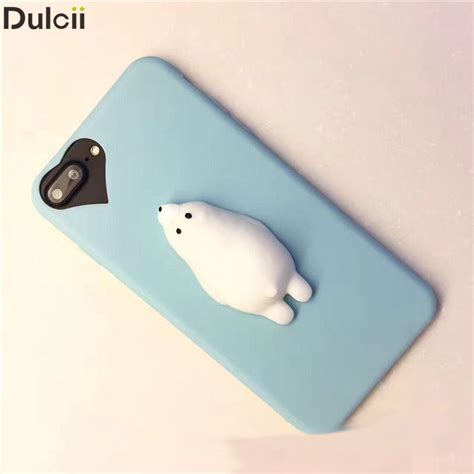 Dulcii Case Cover For Iphone 6 6s 6 6 Plus 7 7shell 3d Kneading Polar
