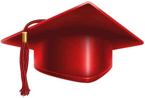 Red Graduation Cap