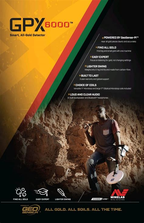 In this operating manual has been. Minelab GPX 6000 - New 2021 Minelab Metal Detector ...